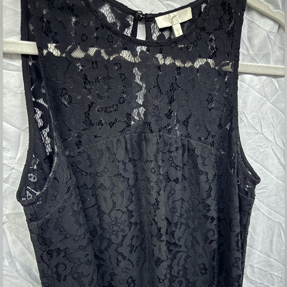 Joie Women's Fahfia B Sleeveless Lace DRESS S SMALL BLACK LACE - Picture 9 of 15